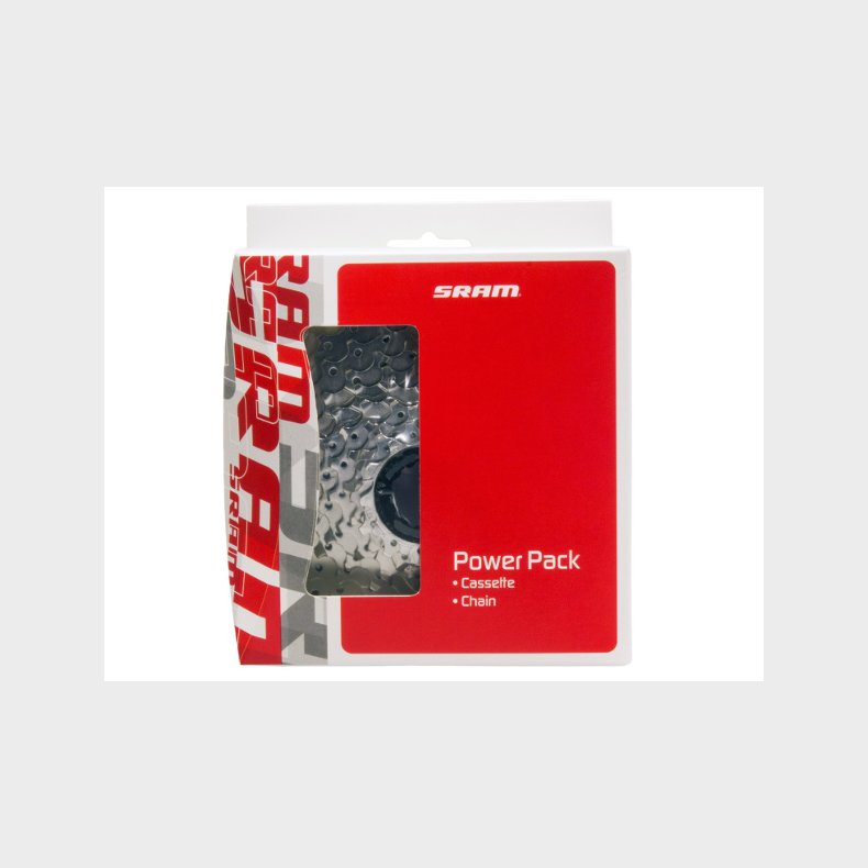 SRAM Kassette 9 gear 11-28T PG-950/PC-951 + K&aelig;de