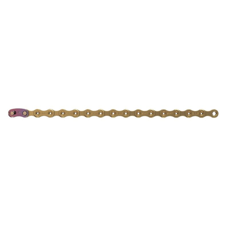SRAM K&aelig;de 12 gear XX1 Eagle AXS 126 led Gold