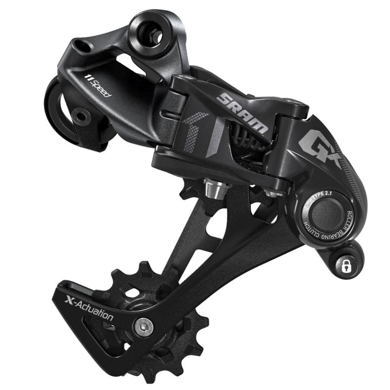SRAM Bagskifter 11 gear GX Type 2.1 lang arm Sort/Gr&aring;