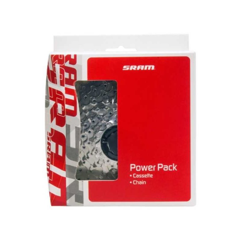 SRAM Kassette 9 gear PG-950 + k&aelig;de