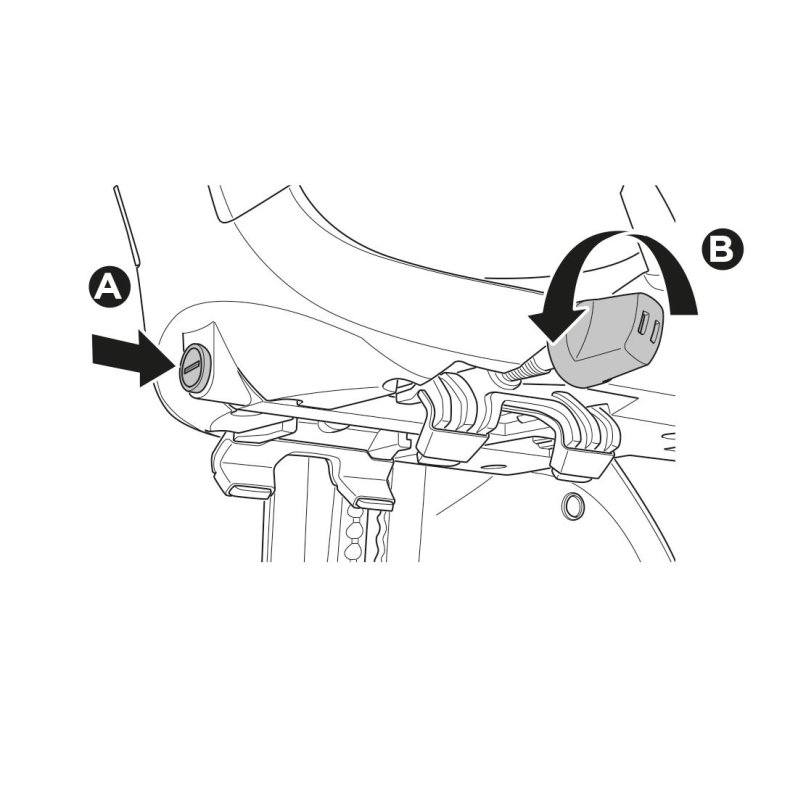 Thule Barnestol Maxi med beslag