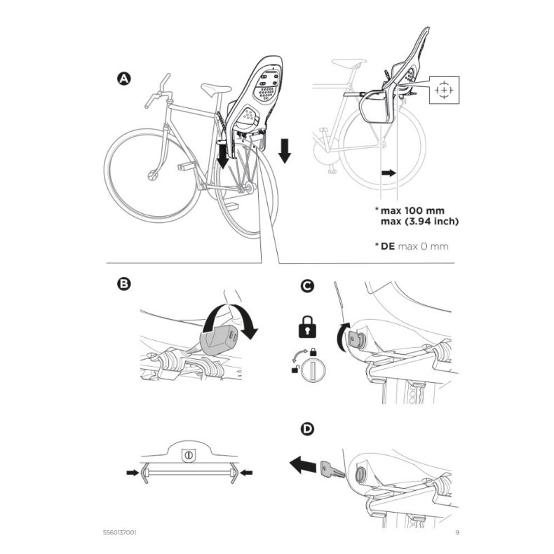 Thule Barnestol Maxi med beslag