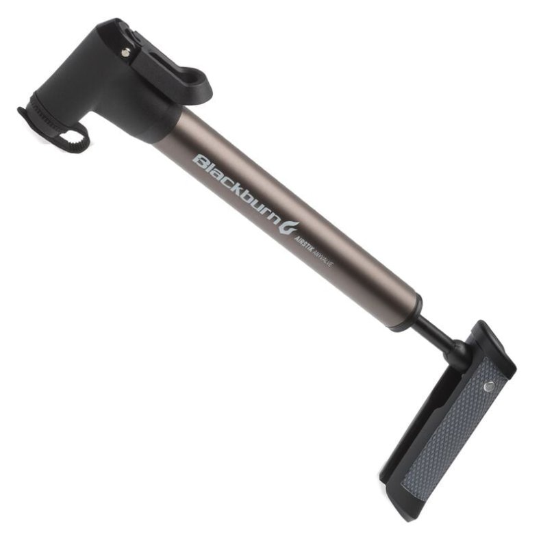 Blackburn Pumpe Airstik AnyValve 160 psi / 11 bar M&oslash;rk Gr&aring;