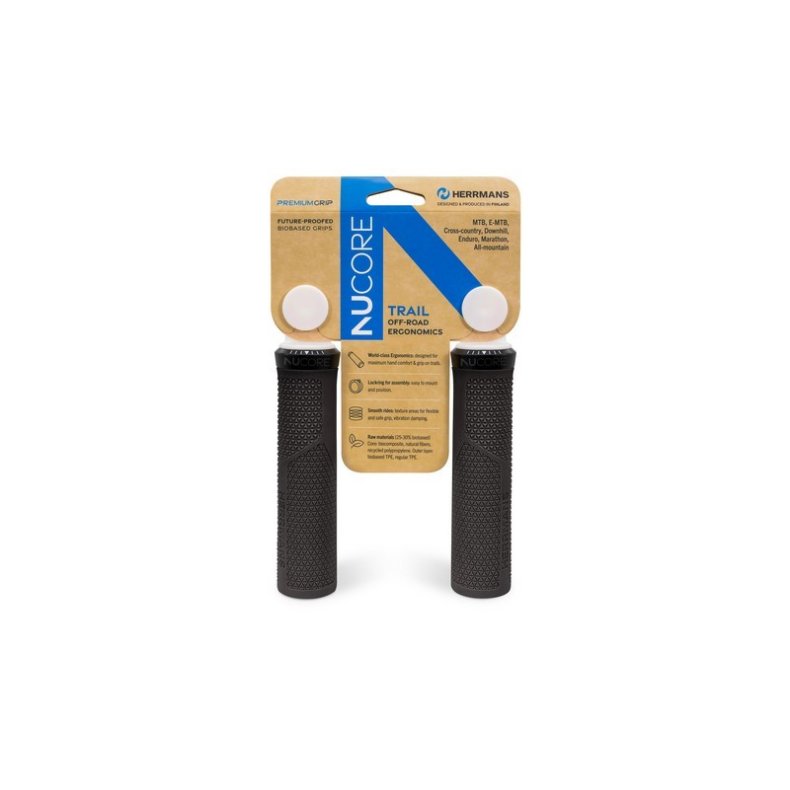 Herrmans H&aring;ndtag 130mm bio-based TPE med l&aring;sering