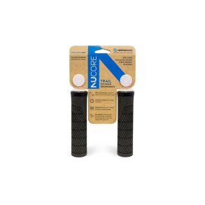 Herrmans H&aring;ndtag 130mm bio-based TPE med l&aring;sering Sort