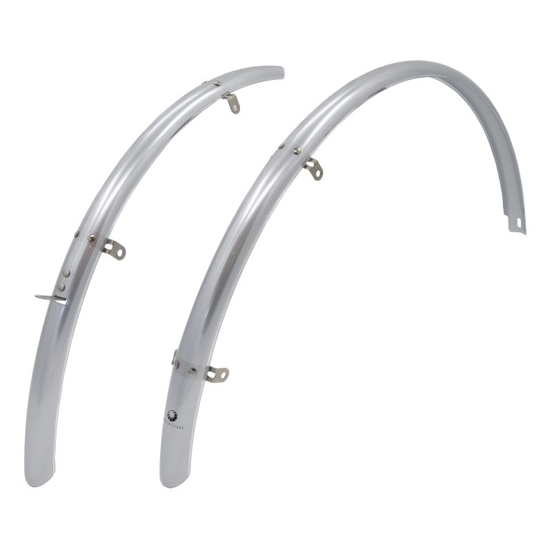 Bike Attitude Sk&aelig;rms&aelig;t 700x45mm alu rustfrit tilbeh&oslash;rstivere mat s&oslash;lv