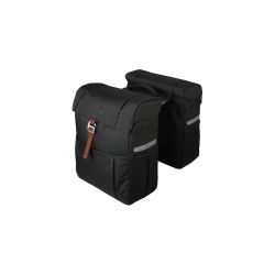 Gazelle Cykeltaske Dobbelt MIK Smart System Sort/Brun