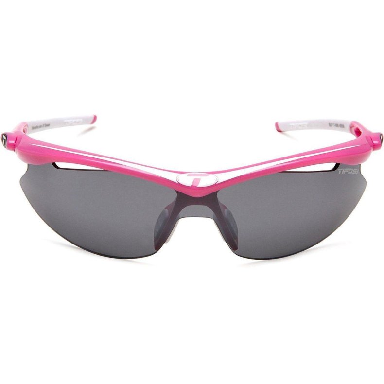 Tifosi Solbrille Slip Neon Pink Smoke/r&oslash;d/klar
