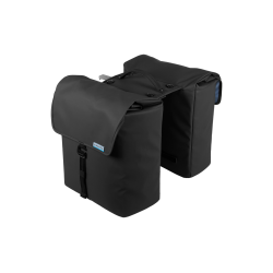 Gazelle Cykeltaske Dobbelt Deluxe med MIK adapter Sort