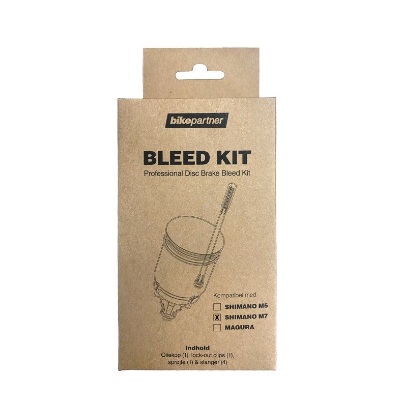 Bikepartner Udluftnings kit til Shimano bremser med 7mm hul