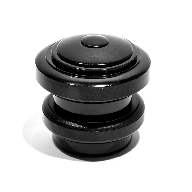 Bikepartner Styrfittings A-Head Sort st&aring;l 1-1/8 bundring 30.0