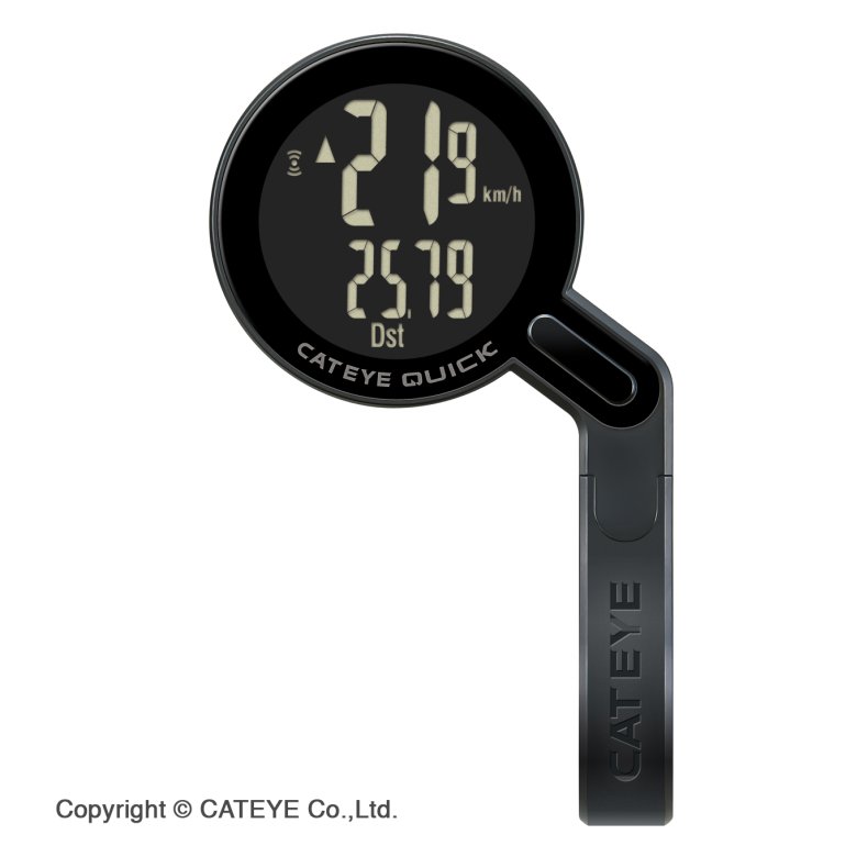 Cateye Cykelcomputer Quick 7 Funktioner Tr&aring;dl&oslash;s