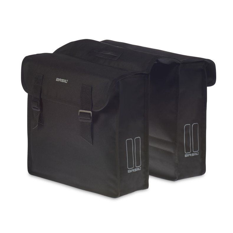 Basil Taskes&aelig;t bag mara 35x12x31cm sort large