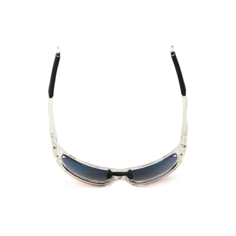 Tifosi Solbrille Duro Crystal klar r&oslash;d/bl&aring;/klar