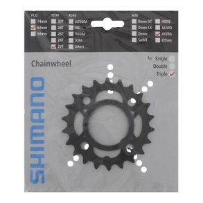Shimano Klinge 22T FC-M361 104mm 8 Speed