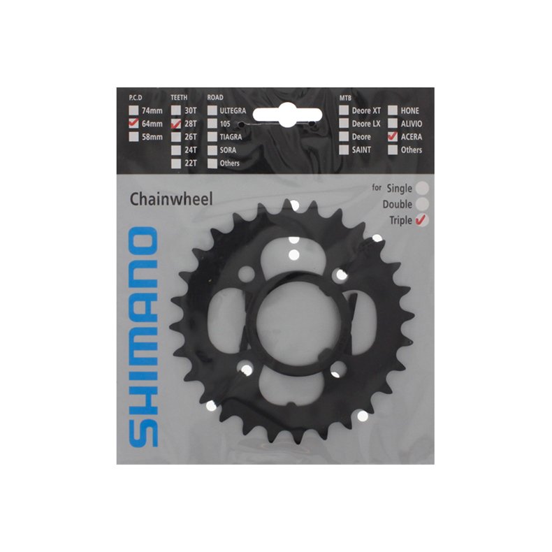 Shimano Klinge 28T FC-M361 64mm