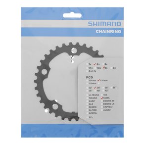 Shimano Klinge 34T Sora 3500 BCD110 10 Speed