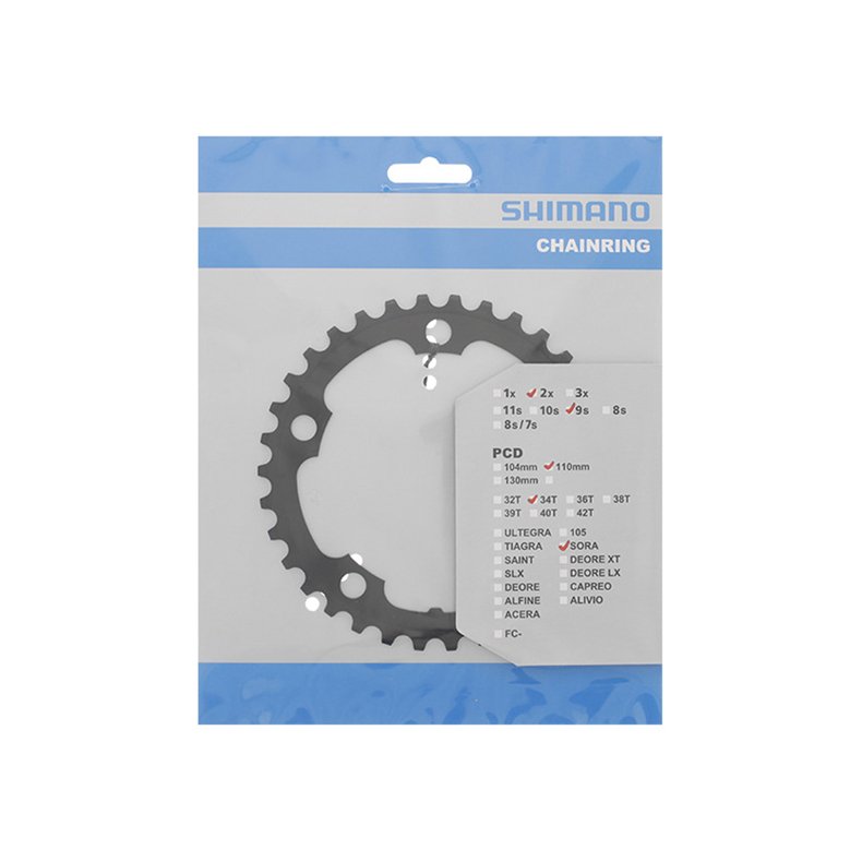 Shimano Klinge 34T Sora 3500 BCD110 10 Speed