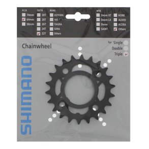 Shimano Klinge 22T FC-M391/430 64mm Sort 9 Speed