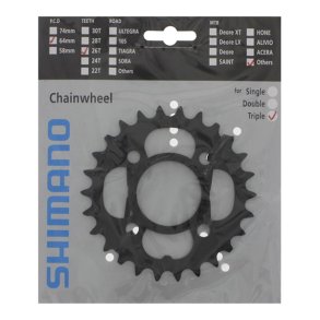 Shimano Klinge 26T Deore T521 BCD64 9 Speed