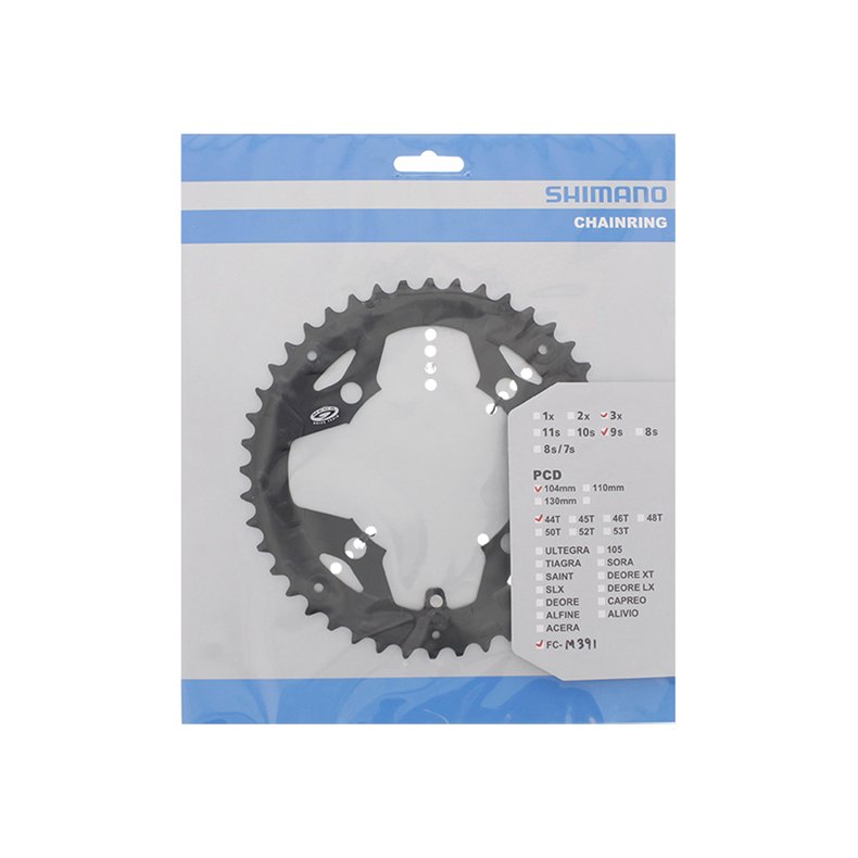 Shimano Klinge 44T FC-M391/430 BCD104 9 Speed