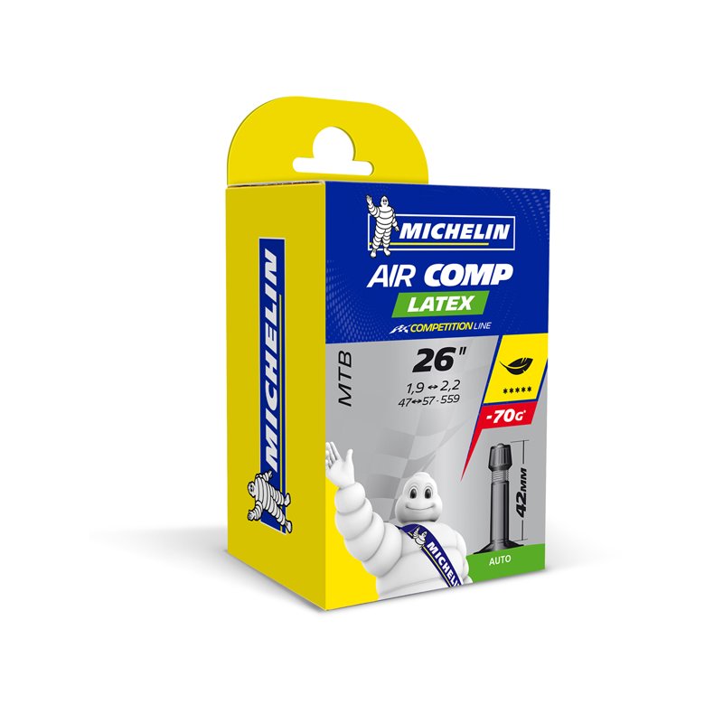 Michelin Latex Slange 26 x 1.9-2.2 (47-57-559) Air C4