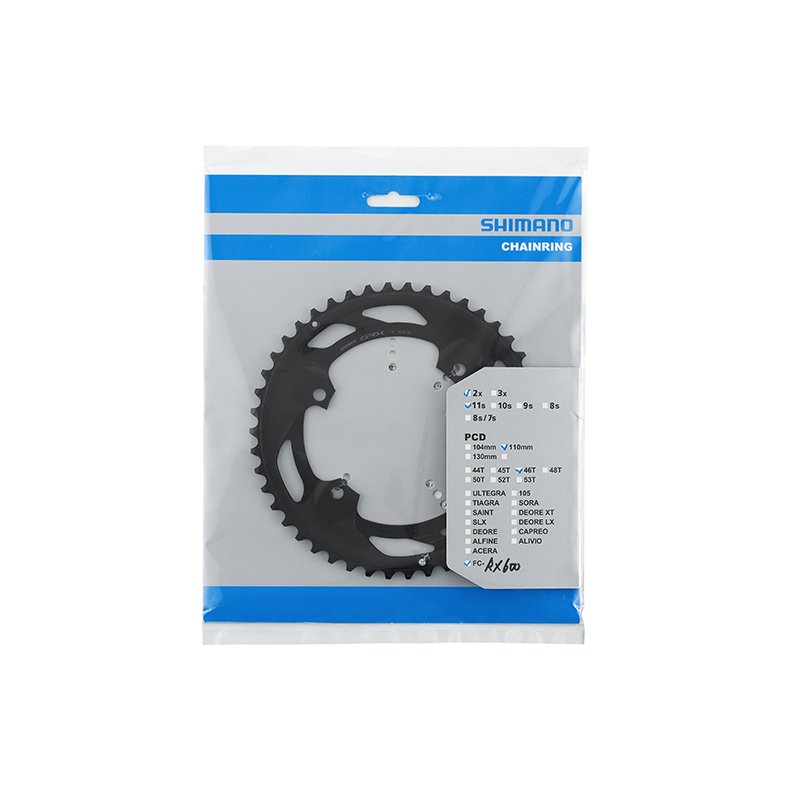 Shimano Klinge 46T GRX RX600 2x11 Speed