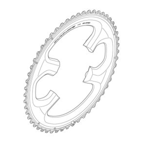Shimano Klinge 52T Dura-Ace FC-9000 HG-EV (52-38T) BCD110
