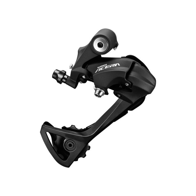 Shimano Bagskifter 9 gear Acera RD-T3000 lang arm Sort