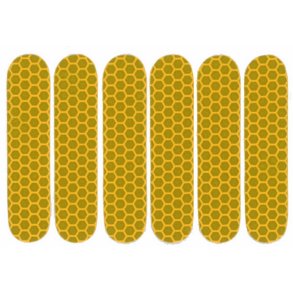 Pro Safe Refleks Gul ark med 6 stk