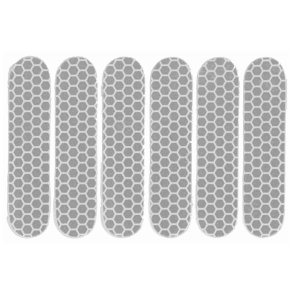 Pro Safe Refleks ark med 6 stk Hvid