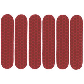 Pro Safe Refleks ark med 6 stk Rød