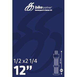 Bikepartner Slange 12.5 x 2.1/4 Dunlop Ventil