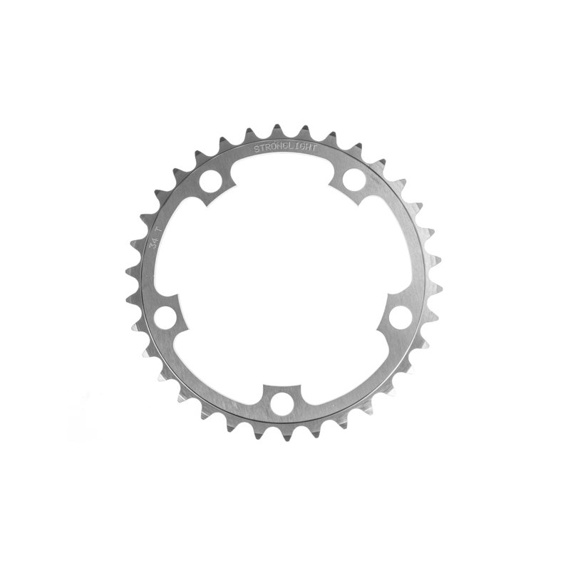 Stronglight Klinge 34T Dural BCD110 S&oslash;lv