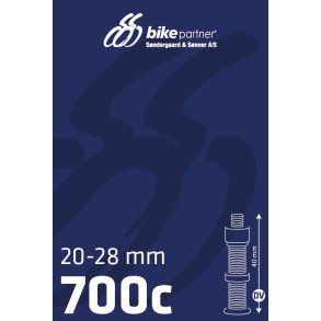 Bikepartner Slange 700 x 20-28 Dunlop Ventil