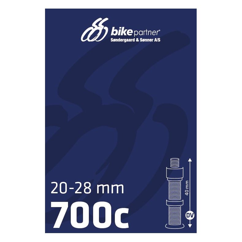 Bikepartner Slange 700 x 20-28 Dunlop Ventil