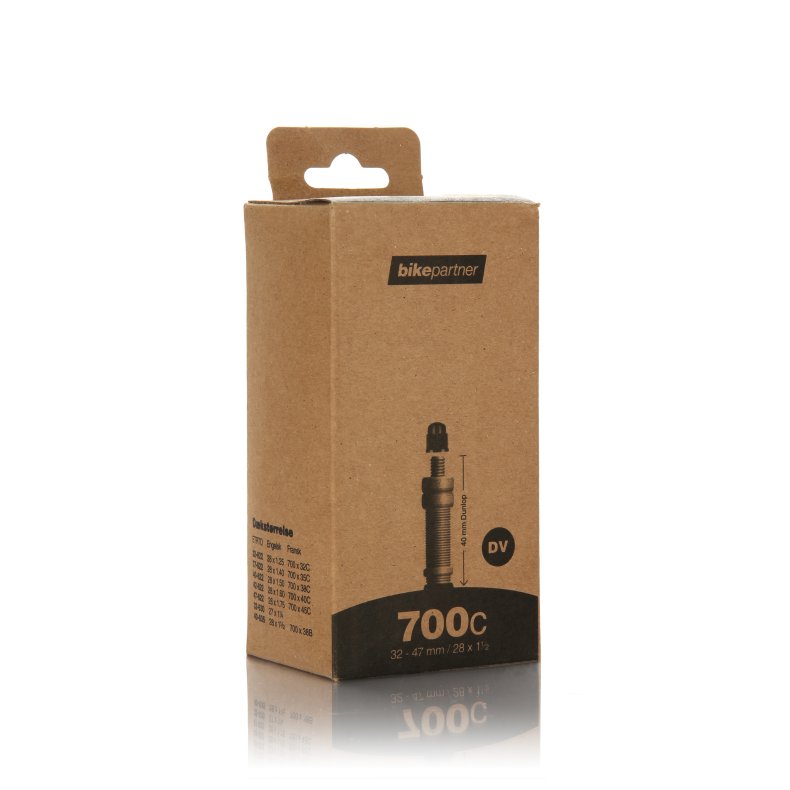 Bikepartner Slange 700 x 28-47 Dunlop Ventil