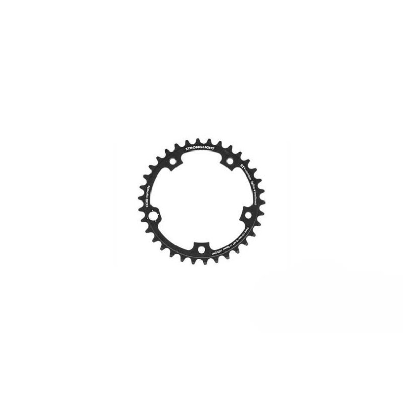 Stronglight Klinge 39T CT2 Zicral T7Noir BCD120 Sort