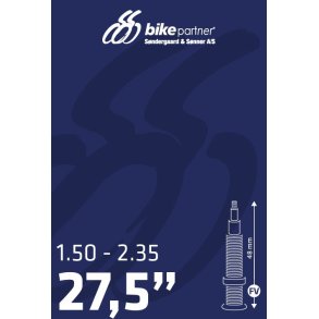 Bikepartner Slange 27.5 x 1.50-2.35 Racer Ventil