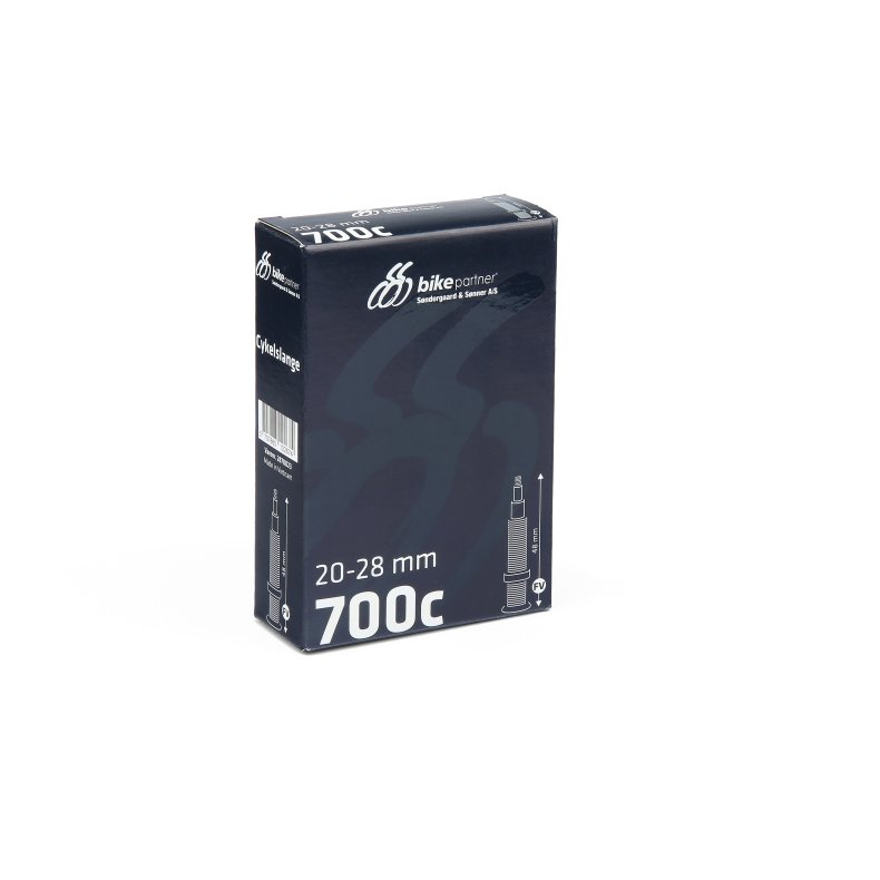 Bikepartner Slange 700 x 20-28 Racer Ventil 48mm