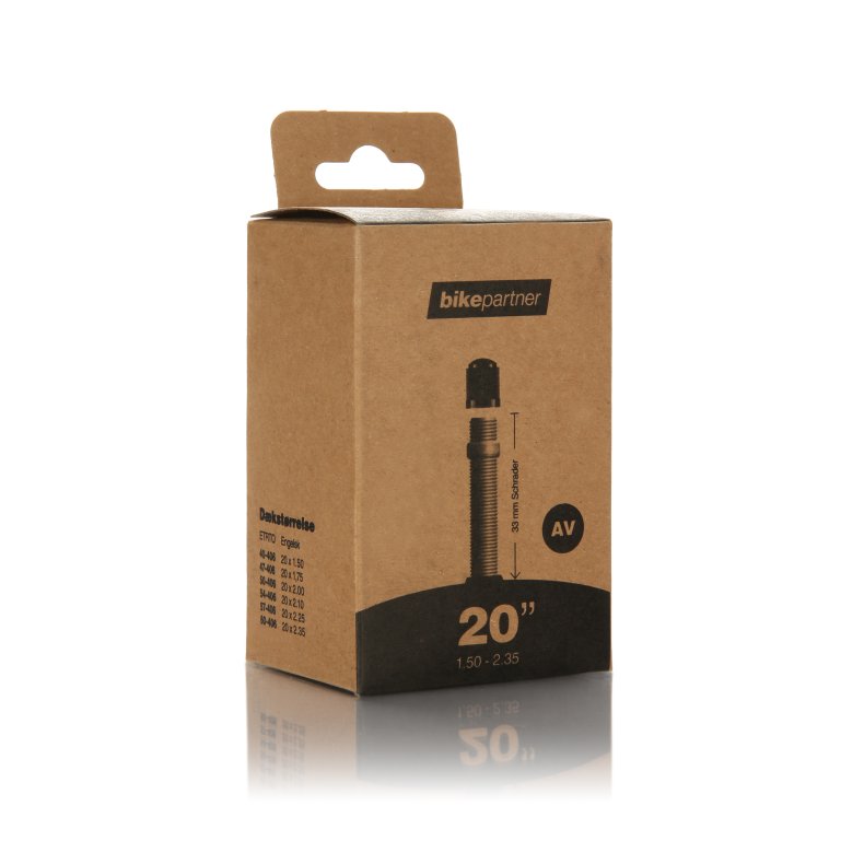 Bikepartner Slange 20 x 1.50 - 2.35 Auto Ventil