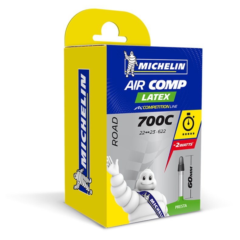 Michelin Latex Slange 700 x 23 Racer Ventil 60mm