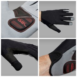 GripGrab Shark Polstret Langfingret Sommerhandsker