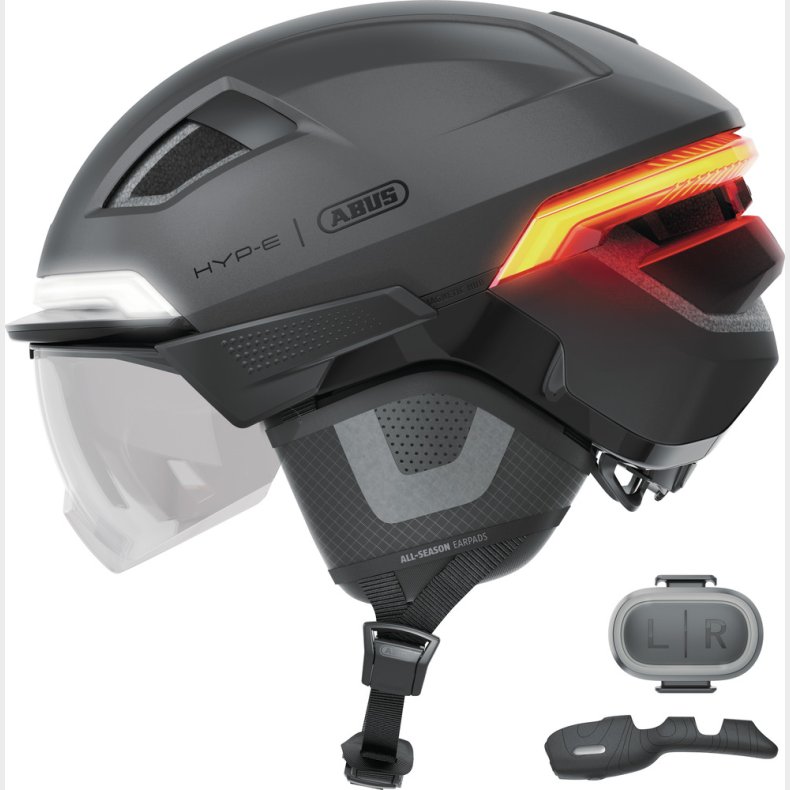 Abus Cykelhjelm Hyp-E BLACE
