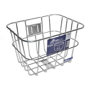 Bikepartner Frontkurv Roskilde Sølv Front Alu L38xB29xH25cm