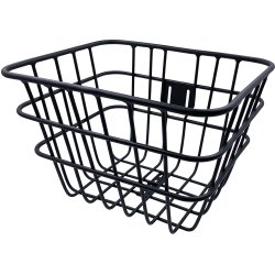 Bike Attitude frontkurv alu 38x30x27cm inkl. tilbeh&oslash;r (Black Winther) matsort