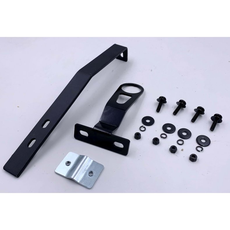 Bike Attitude frontkurv alu 38x30x27cm inkl. tilbeh&oslash;r (Black Winther) matsort