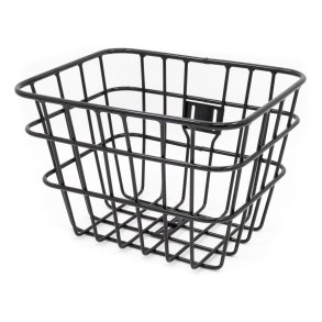 Bike Attitude frontkurv alu 38x30x27cm inkl. tilbehør blank sort