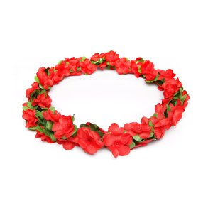 Basil Blomsterranke 130cm Rød