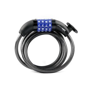 Bikepartner Spirallås m/kode 8x1500mm